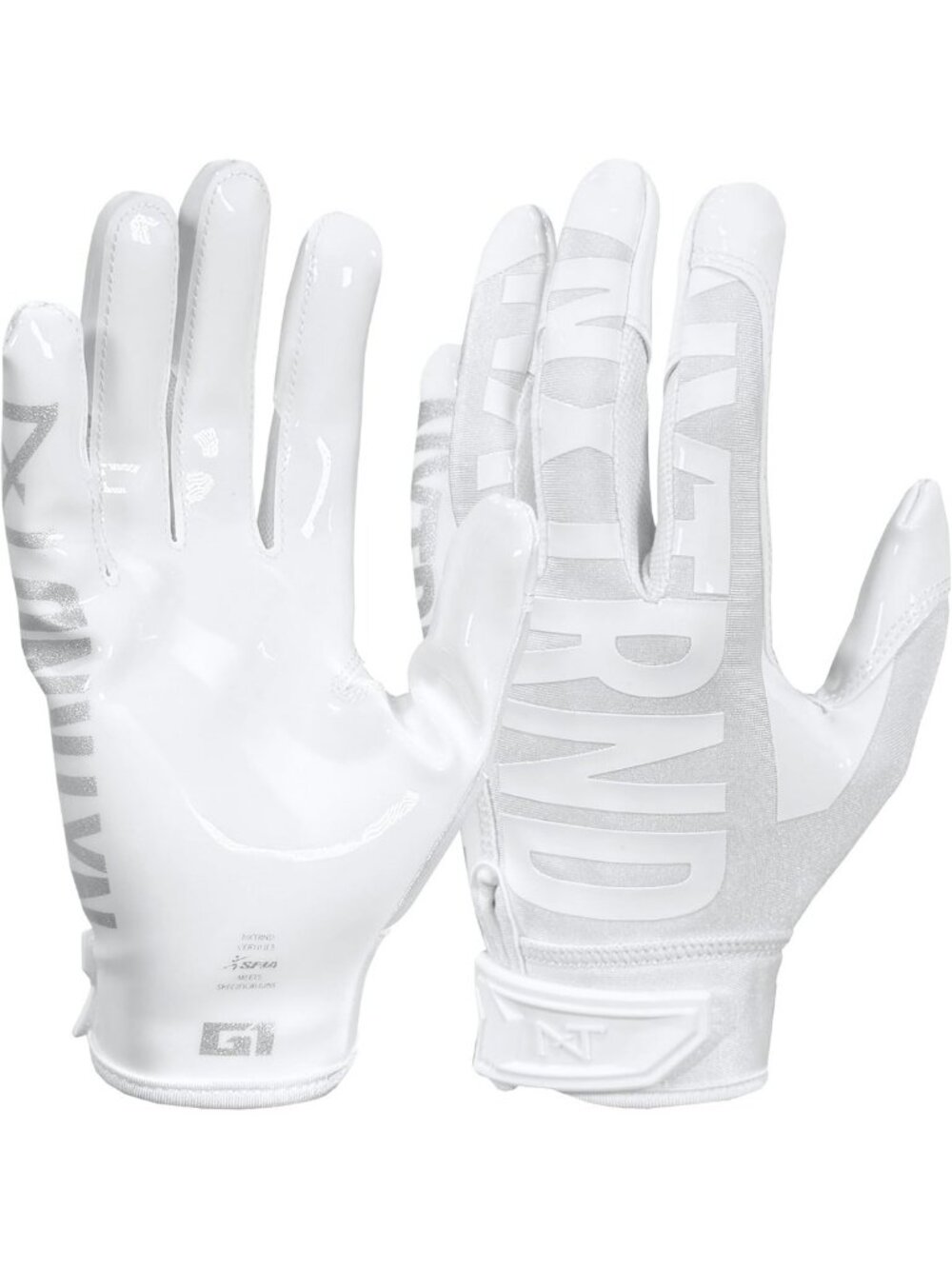 Men's Pro Football Gloves - Sticky Receiver Gloves for Enhanced Grip